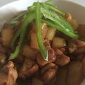 クックD7GAH1☆'s cooksnap of when they made 鶏ももと大根の照り煮.