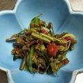 たんぽぽケーキ's cooksnap of when they made わらびと梅肉のおひたし.