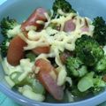 クックI6NLMD☆'s cooksnap of when they made ブロッコリーとウィンナーの白味噌チーズ焼.