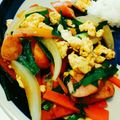 くるこな's cooksnap of when they made 新タマ入り！残り野菜たっぷり満足ニラ玉♡.