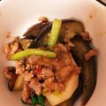 nannnino's cooksnap of when they made 長なすとひき肉のピリ辛炒め♡.