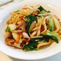 ゆなん♡ひとんマミー's cooksnap of when they made めんつゆだけ♡簡単すぎる焼きうどん.