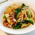 ゆなん♡ひとんマミー's cooksnap of when they made めんつゆだけ♡簡単すぎる焼きうどん.