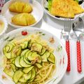 ❀あおい❀'s cooksnap of when they made たっぷりズッキーニのレモンチーズパスタ.