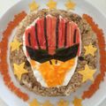 みっちょん12's cooksnap of when they made ジュウオウジャー キャラ弁 型紙付.