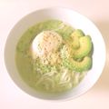 もとずきっちん's cooksnap of when they made 絶品♡クリーミーアボカドうどん.