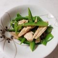 ＨＩ－－ＫＯ's cooksnap of when they made 大量消費！絹さやと鶏胸肉の胡麻和え.