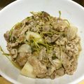 はるとニモdaddy's cooksnap of when they made *常備菜*豚肉と蓮根の黒酢生姜炒め♡.
