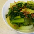 ヘラクレスオオカブト's cooksnap of when they made チンゲン菜と干しエビオイスターソース炒め.