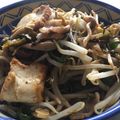 ホワイトおれんじ's cooksnap of when they made ☆豚肉ともやしの高菜炒め☆.