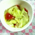 ma___111's cooksnap of when they made 【男の料理】トマトとキャベツのマリネ風.