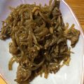 ユチョン1217's cooksnap of when they made つるつる～牛肉の糸こんにゃくの甘辛焼き.