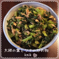 kemi★'s cooksnap of when they made 節約常備菜！大根の葉とツナの炒め物.