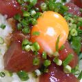 ちーぼちゃん's cooksnap of when they made 焼肉のたれで簡単☆まぐろのユッケ.