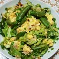 なな0114's cooksnap of when they made 簡単春キャベツとスナップエンドウの卵炒め.