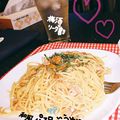 クックE4Q9K1☆'s cooksnap of when they made 梅ツナガーリック和風スパゲティ.