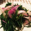HungryAmy's cooksnap of when they made おかひじきと新玉ねぎのサラダ.