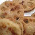 ぽっぽとシャリー's cooksnap of when they made レンコンの挽肉はさみ揚げ.
