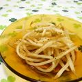 赤い電話's cooksnap of when they made 一瞬で！もやしのナムル風♡.