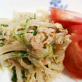 ヒロぴ～'s cooksnap of when they made 簡単！旨すぎな水菜とツナの和え物.
