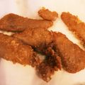 クックVQC7UN☆'s cooksnap of when they made お弁当☆残った刺身と焼肉タレで簡単竜田揚.