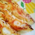 ひよcoffee's cooksnap of when they made チーズinギョーザ.