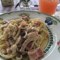 macarrons's cooksnap of when they made ■フェットチーネ・きのこクリームソース■.