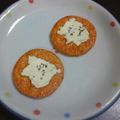 亜久里's cooksnap of when they made クリームチーズ黒こしょうせんべい.