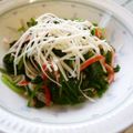 卯月のうさぎ２０１４'s cooksnap of when they made ほうれん草とカニカマのイタリアンナムル.