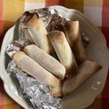 ☆yopipi's cooksnap of when they made ウインナーの餃子の皮包み＊トースター焼き.
