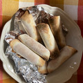 ☆yopipi's cooksnap of when they made ウインナーの餃子の皮包み＊トースター焼き.