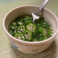 ビートルズ食堂's cooksnap of when they made オクラねばねば栄養まるごと頂きます♪.