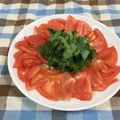 まさたかまま's cooksnap of when they made 激ウマ〜トマトとパクチーサラダ.