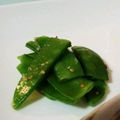 *neige*'s cooksnap of when they made きぬさやのナムル.