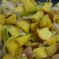 料理作造's cooksnap of when they made 薩摩芋とスナップエンドウのひき肉餡炒め✿.
