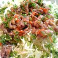 emi&misaki's cooksnap of when they made 野菜もガッツリ!!豚こまゴマみそ炒め☆.