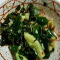 舞鶴JAMBO's cooksnap of when they made わかめとキュウリのピリ辛酢の物.