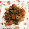 なつき☆ミ's cooksnap of when they made 牛肉と蓮根のバルサミコ炒め.