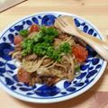 クックU1PBPO☆'s cooksnap of when they made フレッシュトマトと豚バラの麦味噌パスタ.