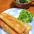 バナナまんじゅう's cooksnap of when they made 豚こまのしそチーズ春巻.