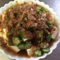 ＴＭＭ－Ｓ's cooksnap of when they made ◆オクラと豆腐の梅かつおサラダ♪◆.