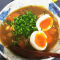 金魚のひらり's cooksnap of when they made カレーの残りで簡単♡カレーうどん♡.