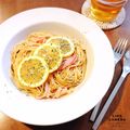 おたまりん's cooksnap of when they made レモンとめんつゆの混ぜるだけパスタ.