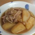サーフブレイド's cooksnap of when they made 新玉と新ジャガの肉じゃが.