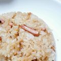 イズミ家's cooksnap of when they made いかの塩辛ガーリックバター醤油チャーハン.