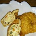 ふみこばあ's cooksnap of when they made 油あげ巾着煮～とろりチーズ入り.