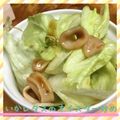まゆちゃろ's cooksnap of when they made 黄金比★イカとレタスのオイスター炒め.