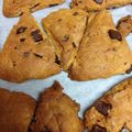 chiezakura's cooksnap of when they made 簡単HMチョコクッキー風スコーン♡.