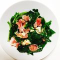 みのりーにょ。's cooksnap of when they made ほうれん草と生ハムとカマンベールのサラダ.