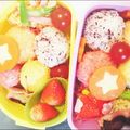 ママんま's cooksnap of when they made 簡単☆お弁当に4色おにぎり.